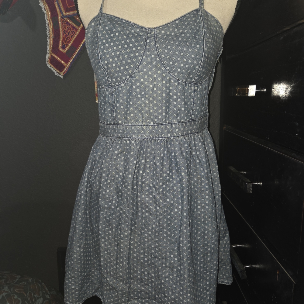 Mossimo Supply Co. Denim Blue Mini Dress